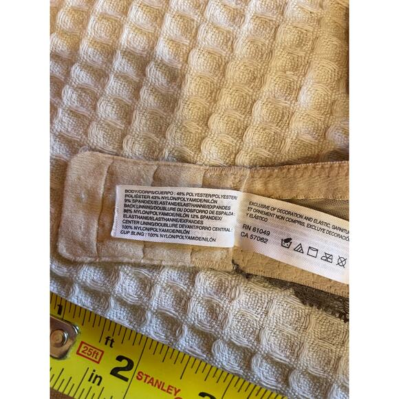 Wacoal Sheer Floral Lace Affair Underwire Champagne & Gray Bra 38DD 851256 - Picture 10 of 12